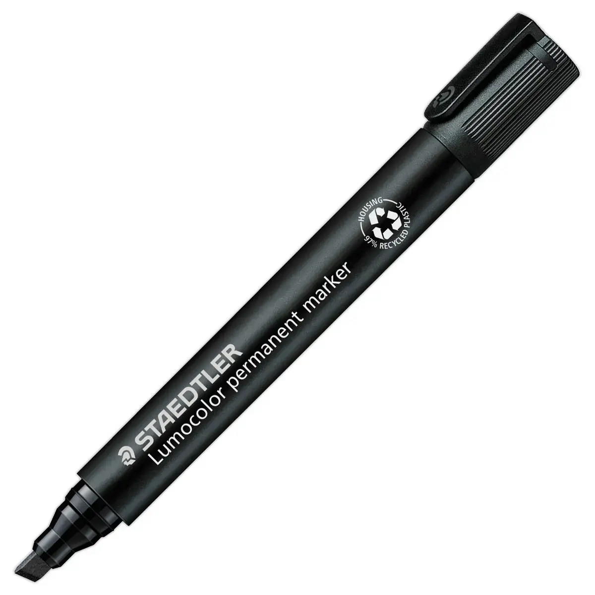 Permanente viltstift LUMOCOLOR zwart 