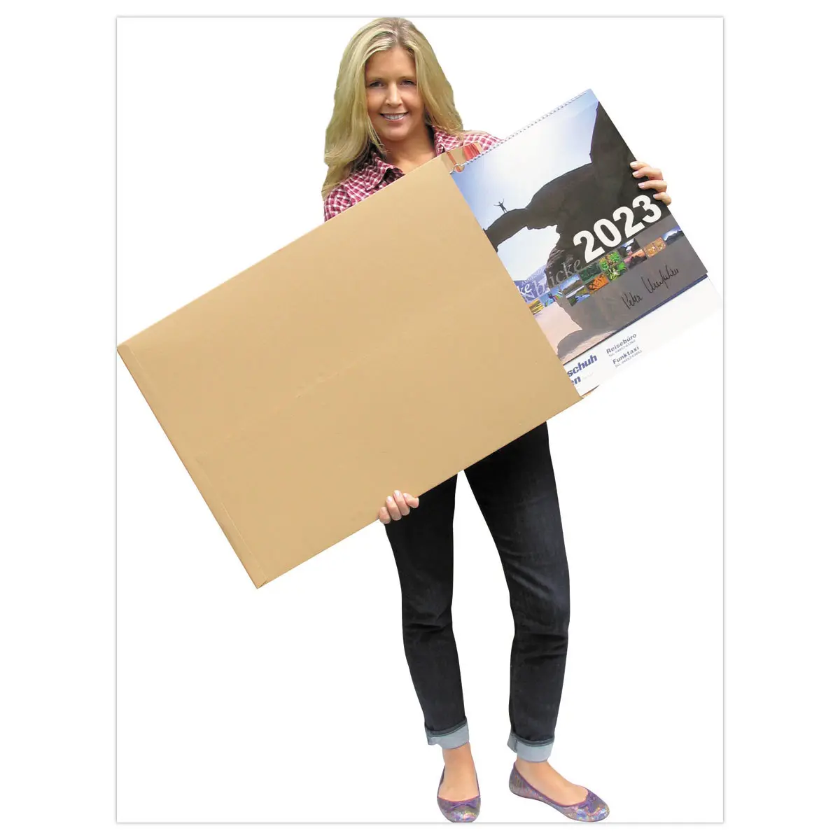 20 Harde expeditiepakketten COLOMPAC - bruine karton B2 L53 x H72 cm - dikte 5 cm