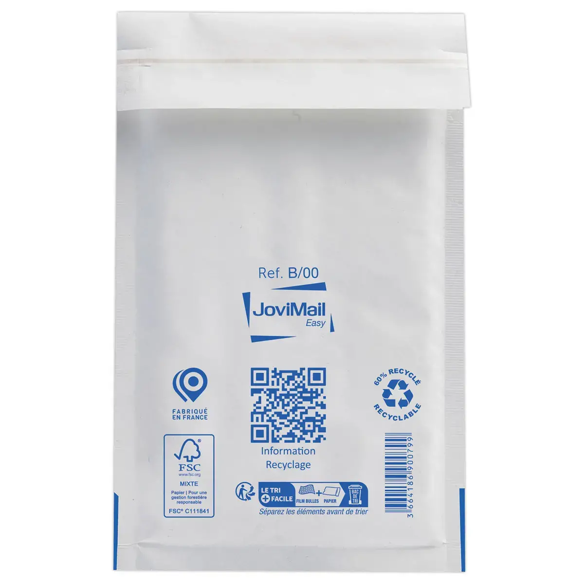 200 Witte omslagen met luchtkussens Sealed Air - 120 x 210mm - JOVIMAIL