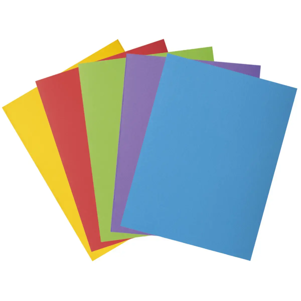 50 Mappen Carte Rock''s 2 flappen A4 - 210g - verschillende kleuren - EXACOMPTA