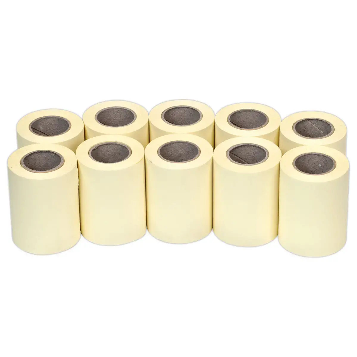 10 navullingen van herschrijfbare notities op rol voor dispenser - Geel - 10 m x 6 cm