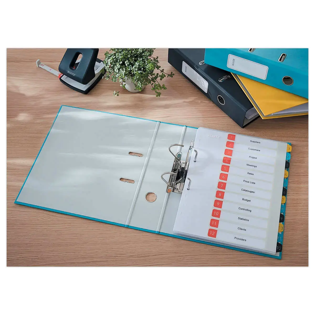 Ordner met hefboom 180° Cosy - Blauw - LEITZ