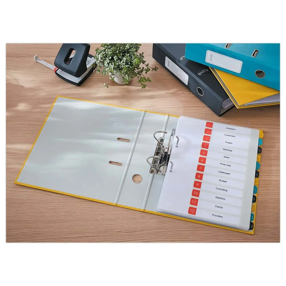Ordner met hefboom 180° Cosy - Geel - LEITZ