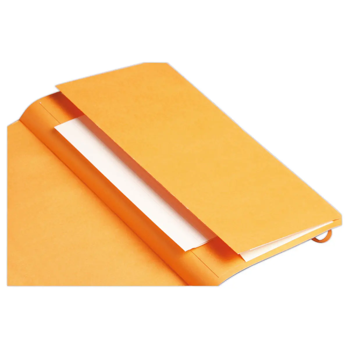 Genaaid schrift Rhodiarama A5 160 pagina's - zachte genaaide kaft - zwart - RHODIA