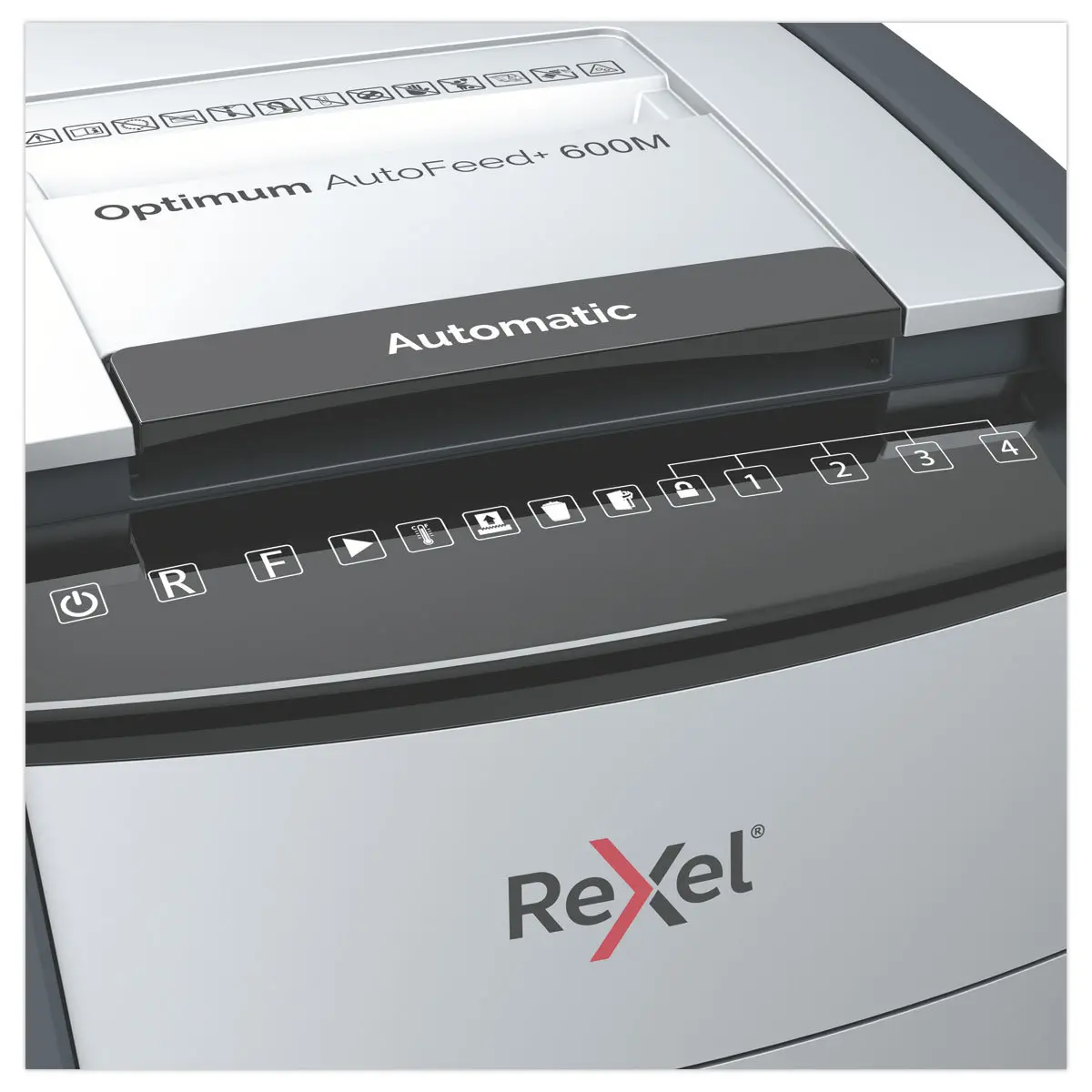 Versnipperaar Rexel Optimum Auto + 600M - micro versnijden