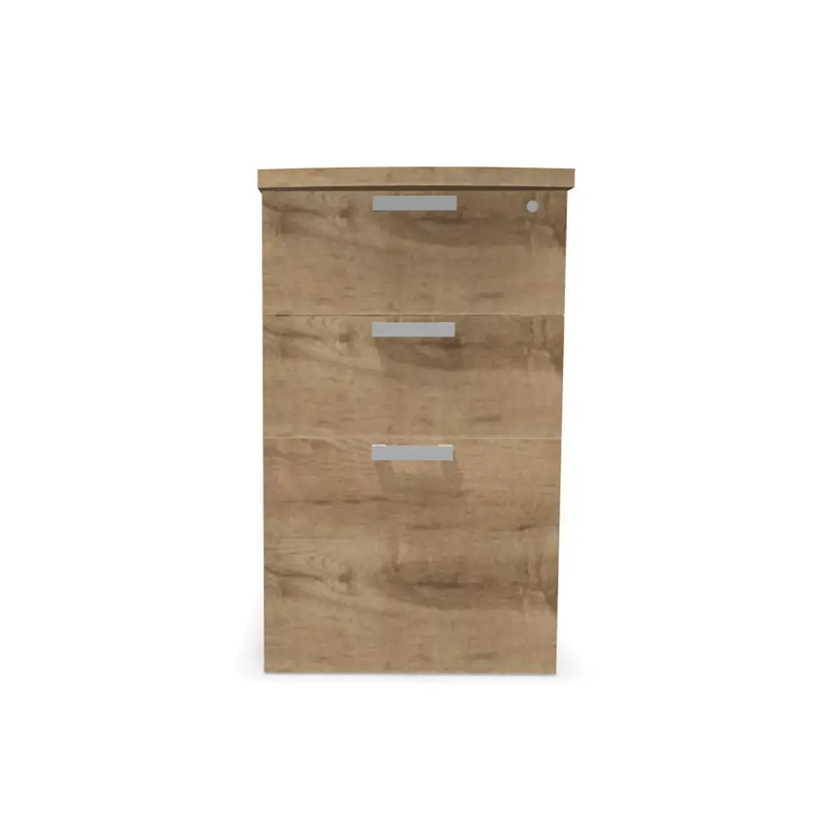 Bureau ladeblok 3 lades - Generfd eik - P 60 cm