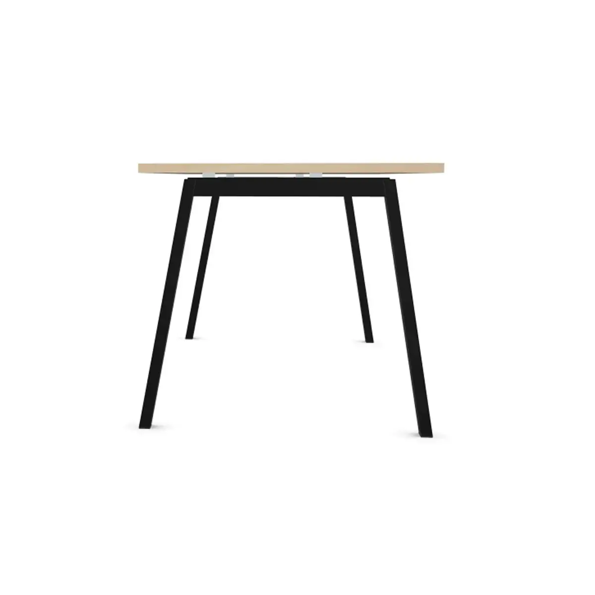 Rechthoekig bureau 180x80 Acacia Licht / onderstel Antraciet BANGKOK