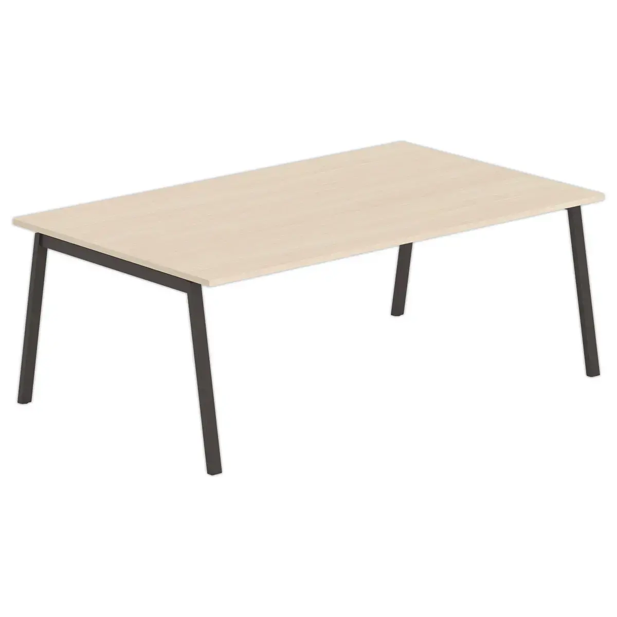 Rechthoekige tafel 200x120 Acacia / Voet.Antraciet