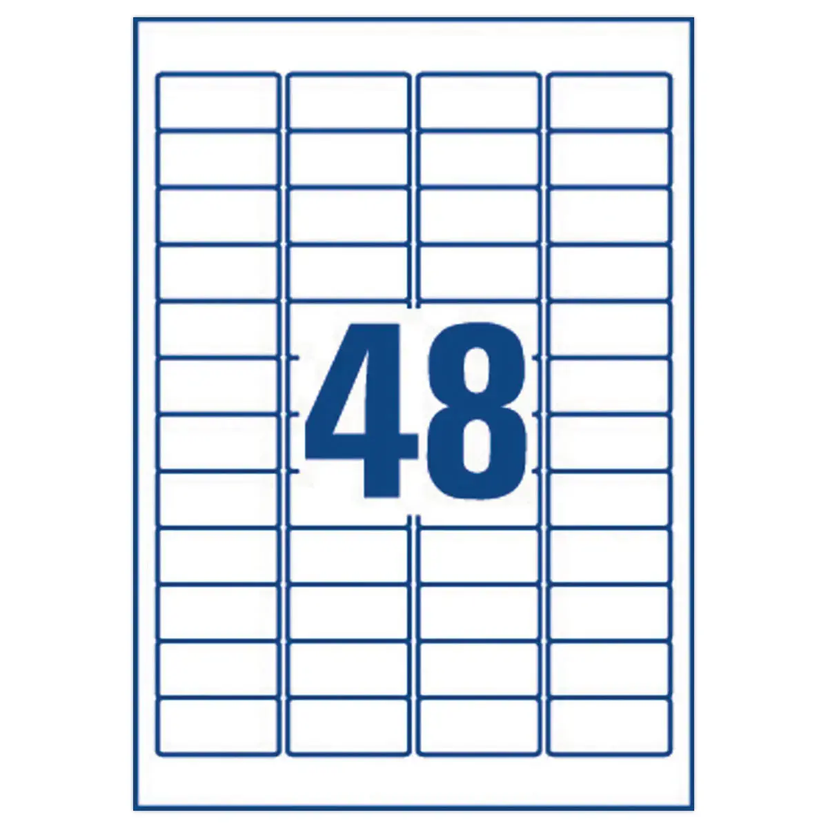 Laser veiligheidslabels AVERY 45,7 x 21,2 mm 20 v x 48 labels