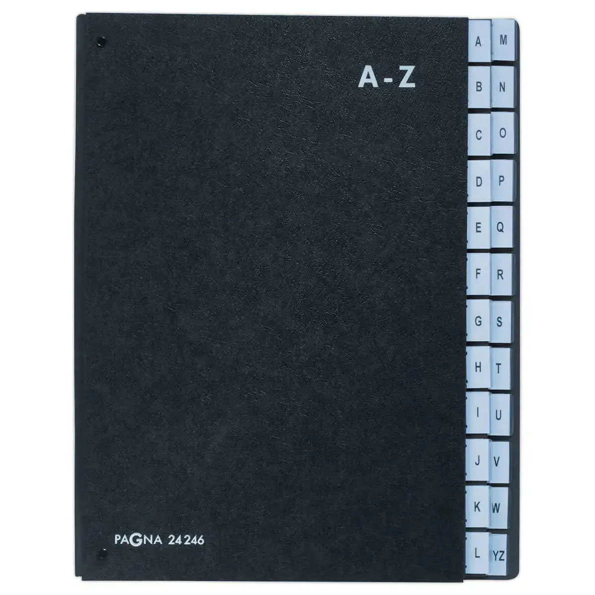 Alfabetische sorter Pagna - 24 vakken - zwart - DUURZAAM
