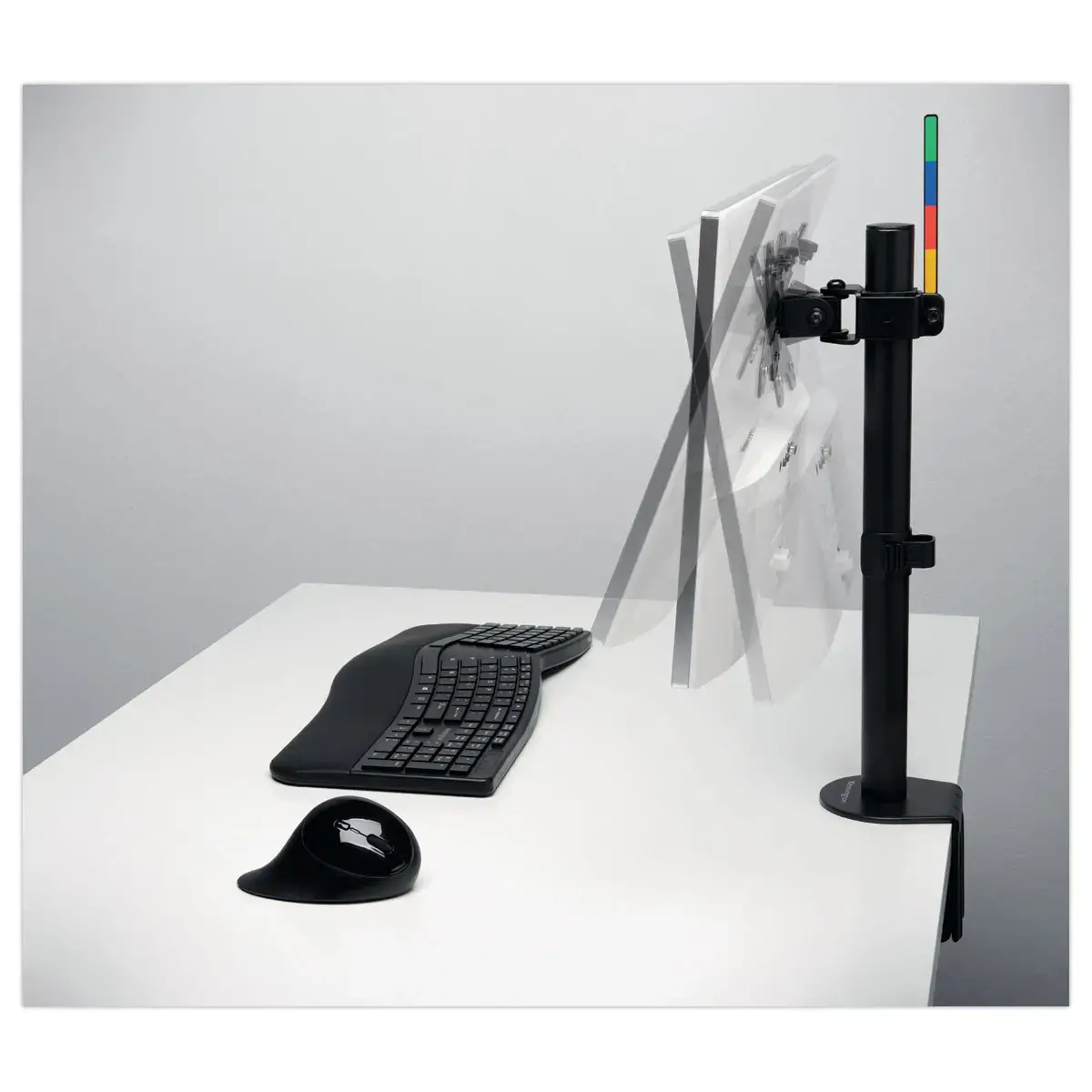 Ruimtebesparende monitorarm SmartFit - KENSINGTON 