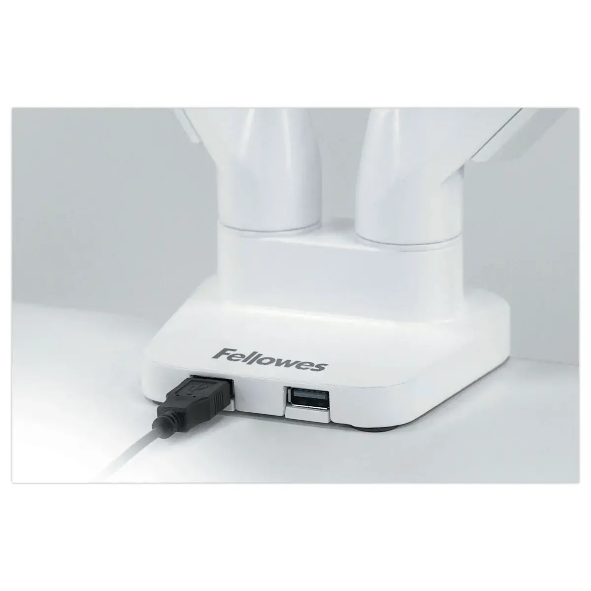 Dubbele monitorarm Platinum Series - Wit - FELLOWES