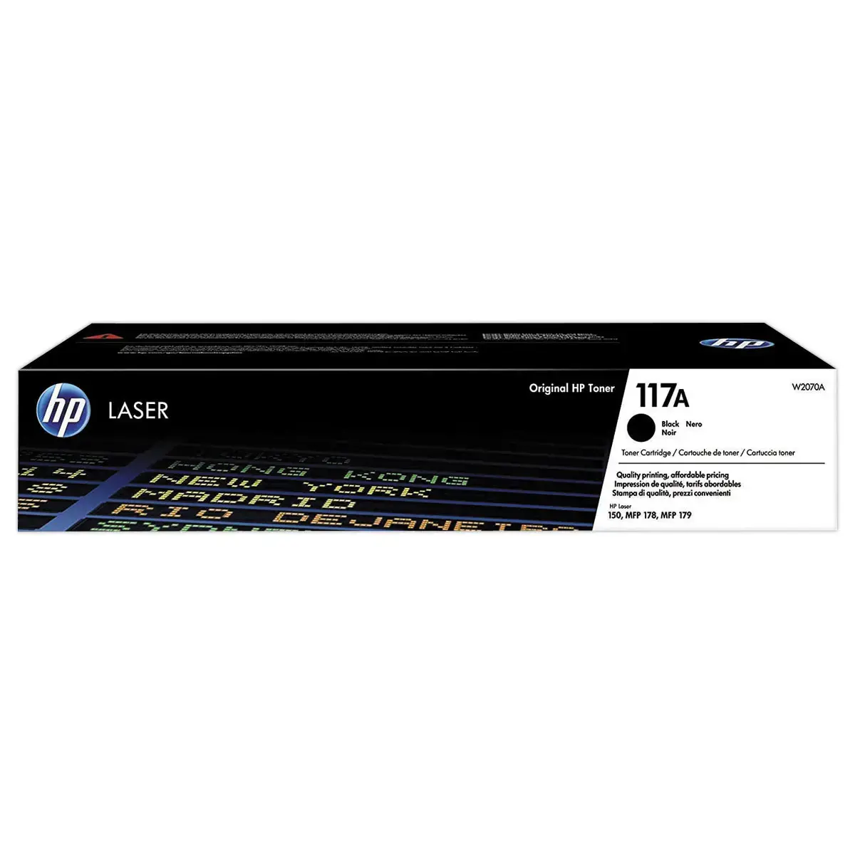 Cartridge HP117A W2070A Zwart