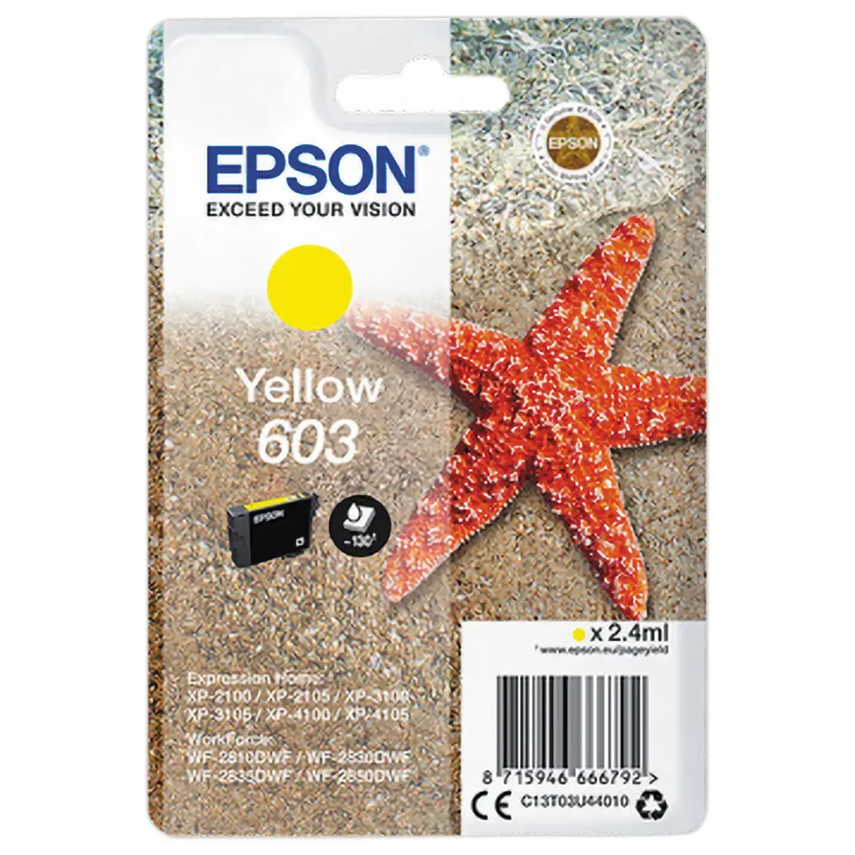 Epson 603 gele inktcartridge