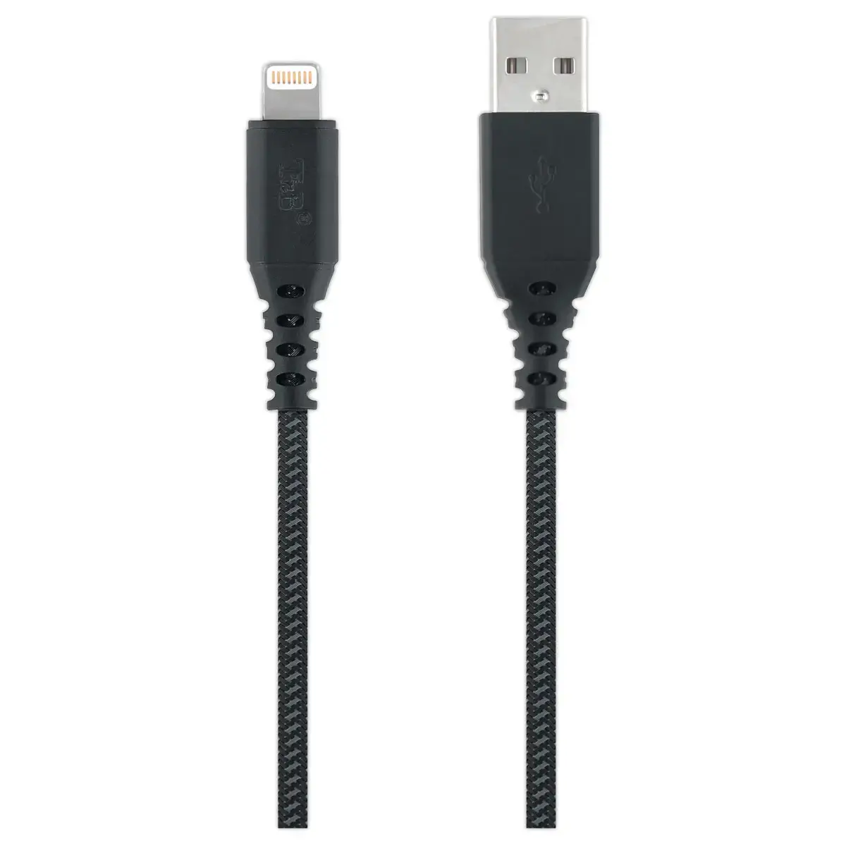 XTREM WORK - Versterkte USB-A naar Lightning-kabel - 1,5 m