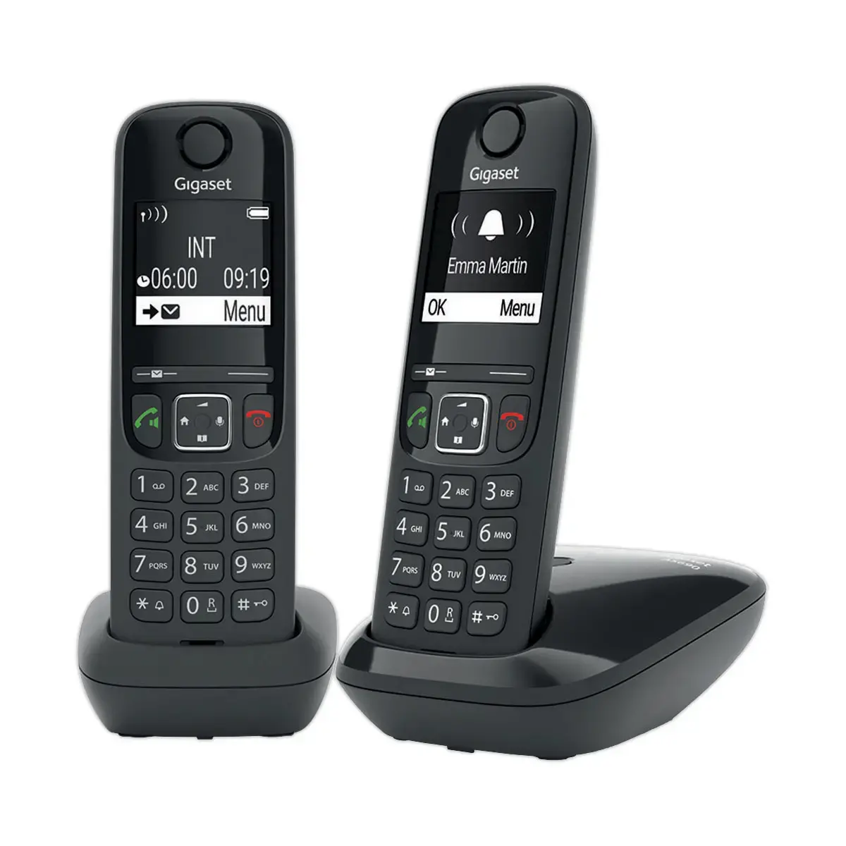 2  Draadloze telefoontoestellen AS690 Duo - GIGASET 