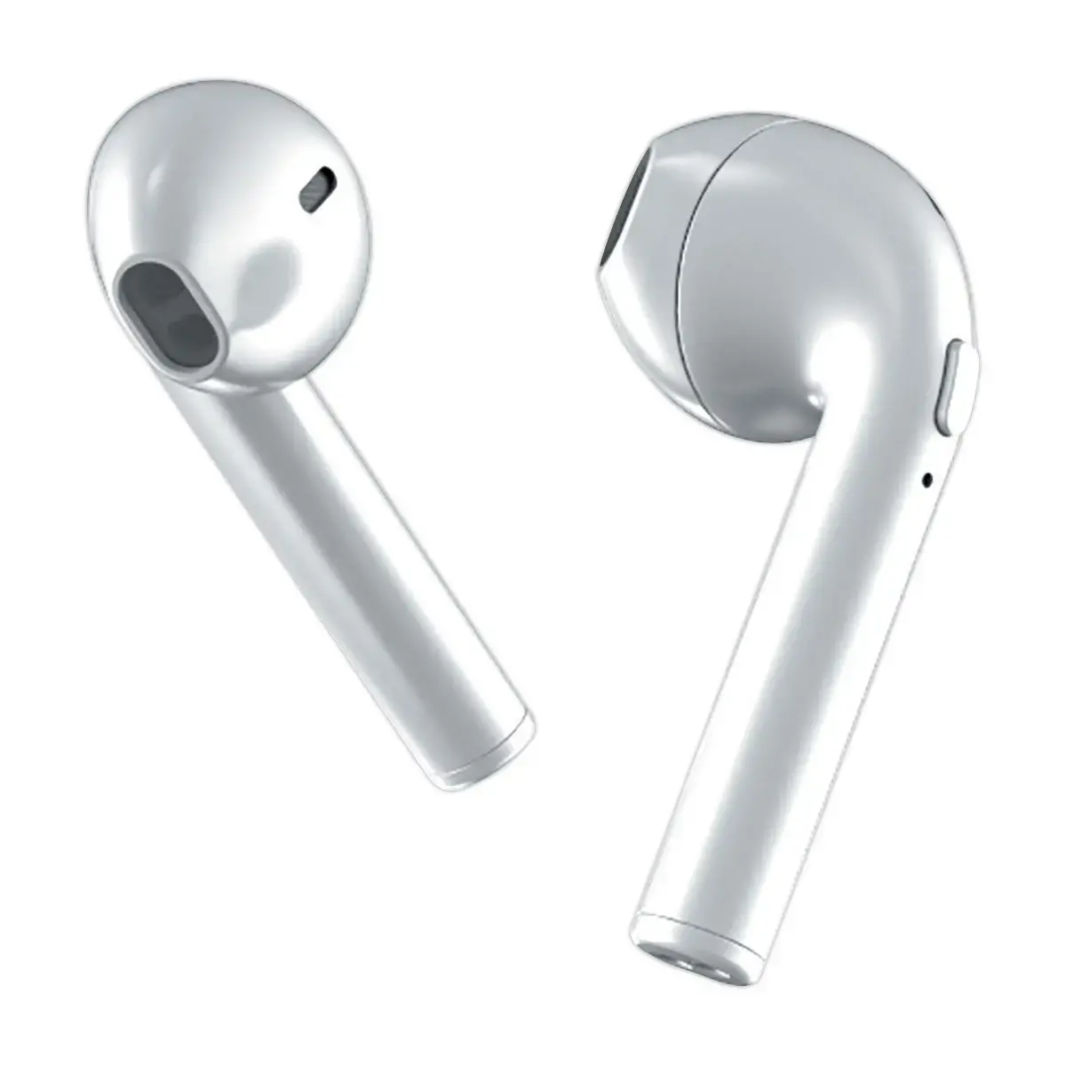 Draadloze Bluetooth-oordopjes Rechts wit