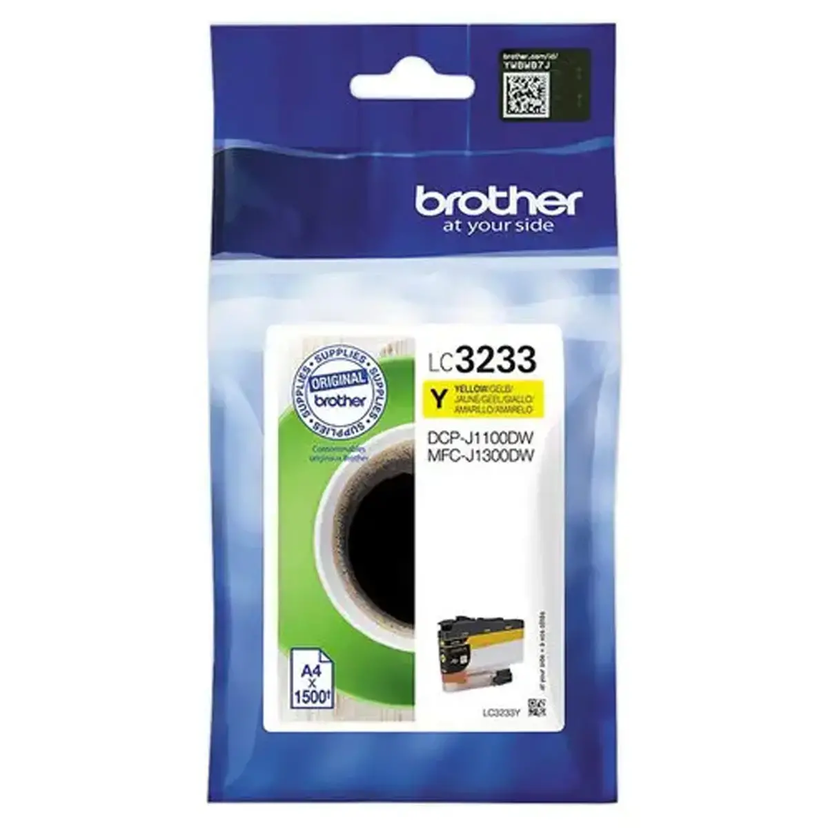 Brother LC3233Y gele cartridge 
