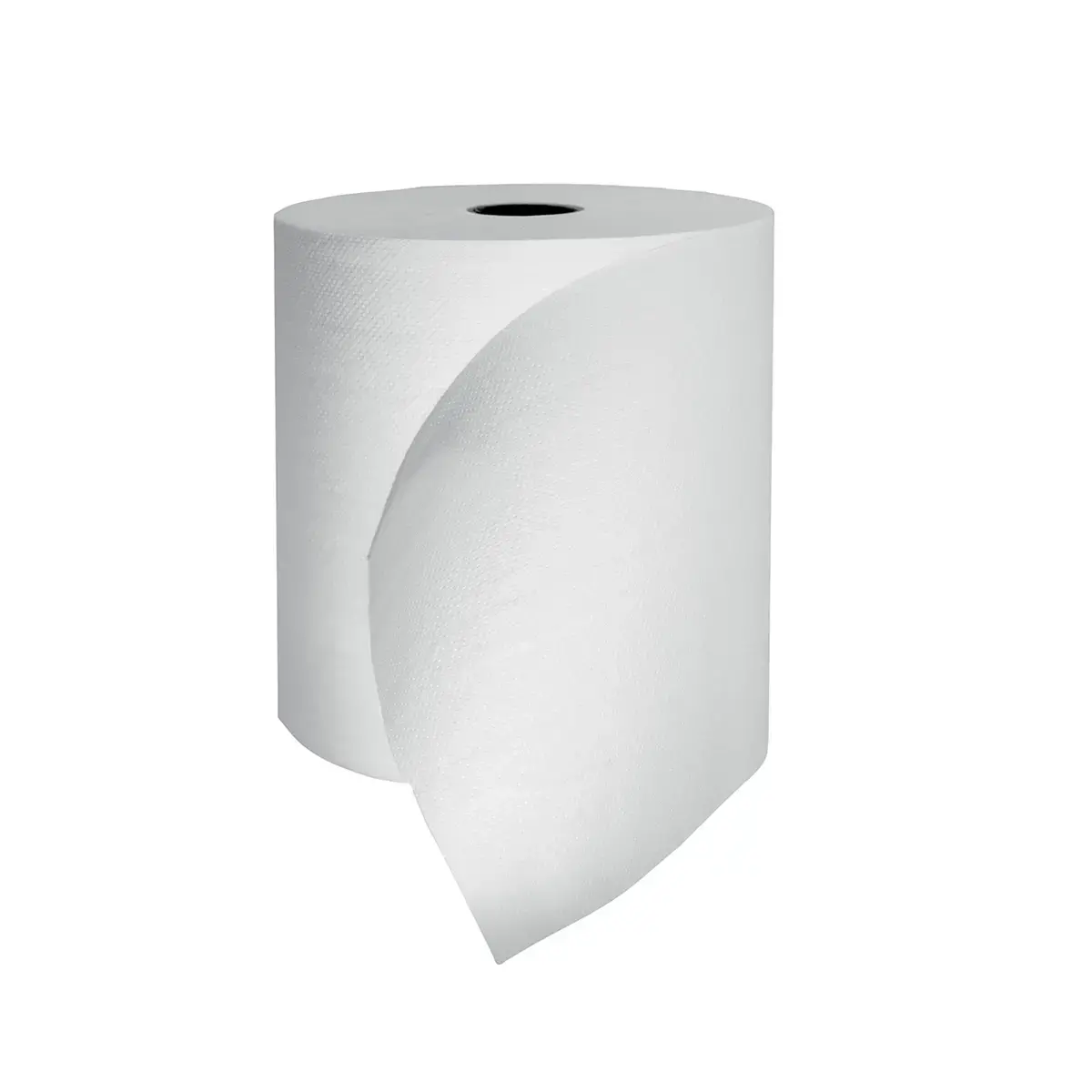 6 Witte handdoekrollen - Diameter 19 cm