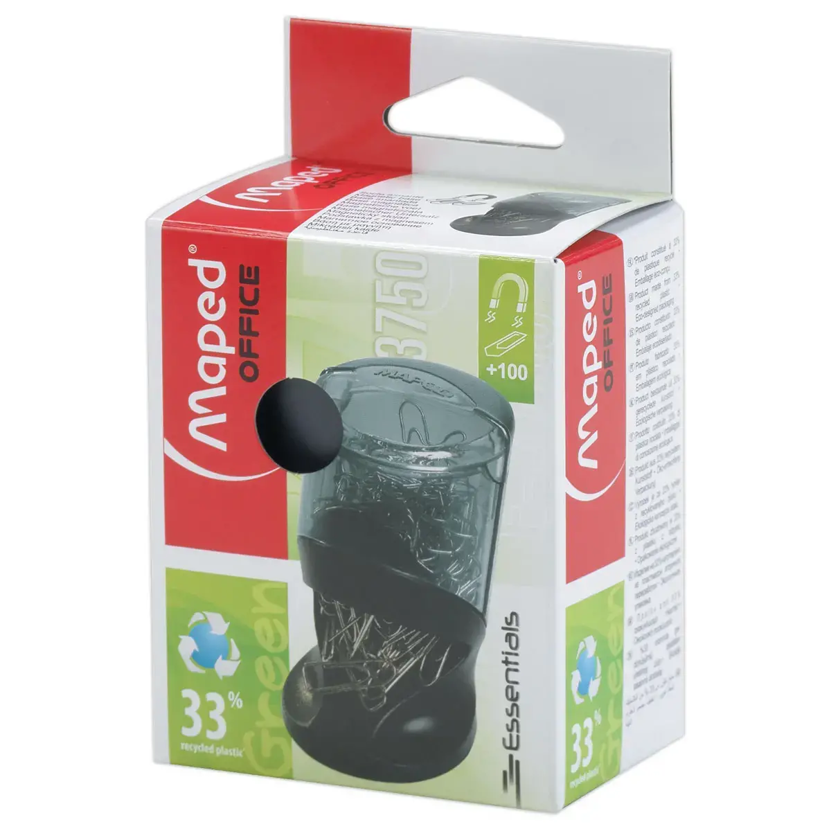 Magnetische papercliphouder Essential Green - MAPED