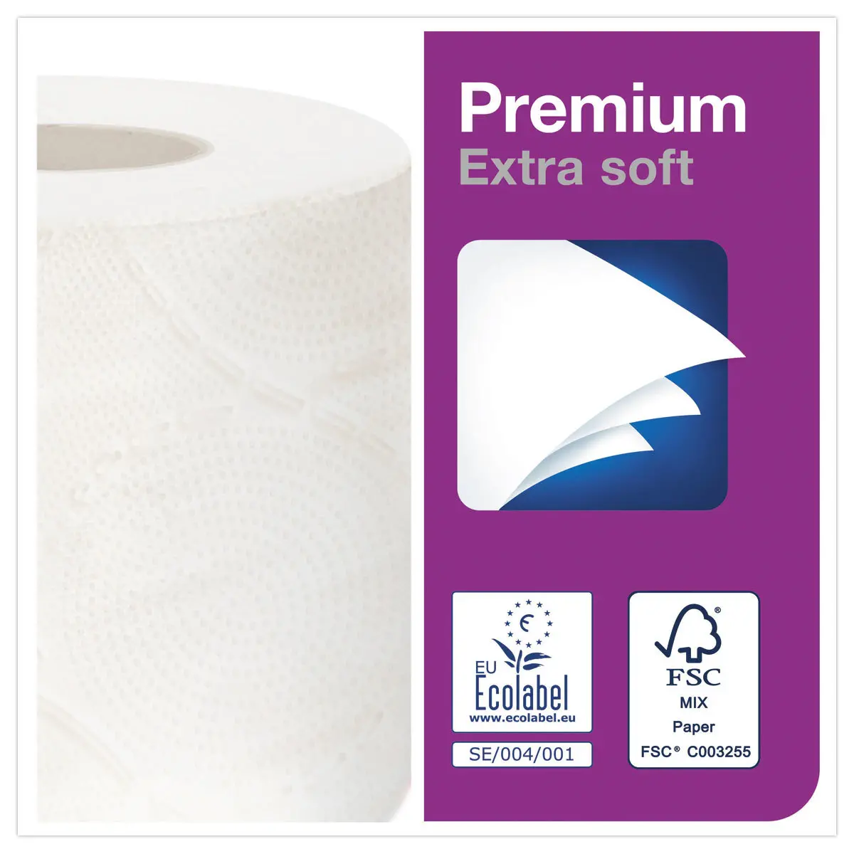 8 Rollen extra zacht toiletpapier - 3 laags - TORK