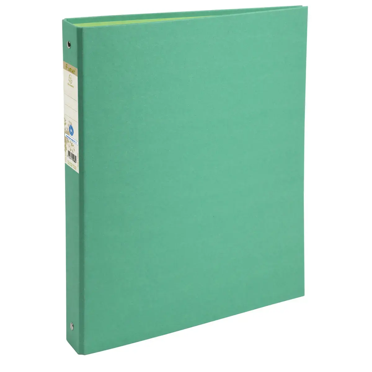 Gerecycleerde mappen 4 ringen FOREVER - Rug 4 cm - groen - EXACOMPTA