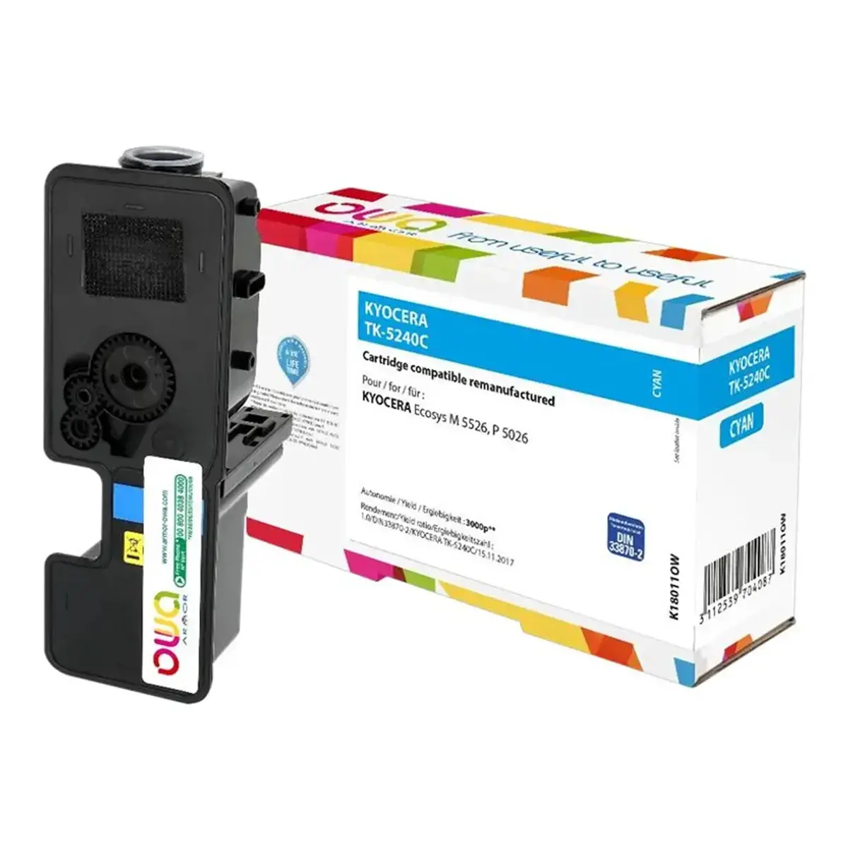 Toner ARMOR equivalent KYOCERA TK-5240 cyaan