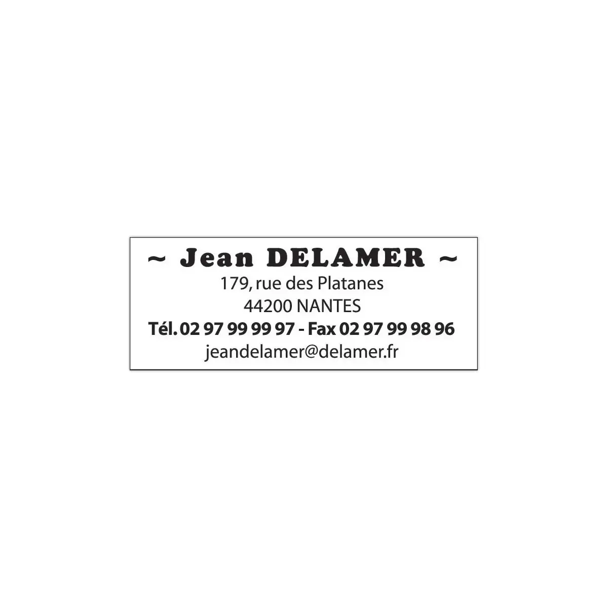 Personaliseerbare Printy 4913 stempel - Witte behuizing - Zwarte inkt - 6 regels max - TRODAT