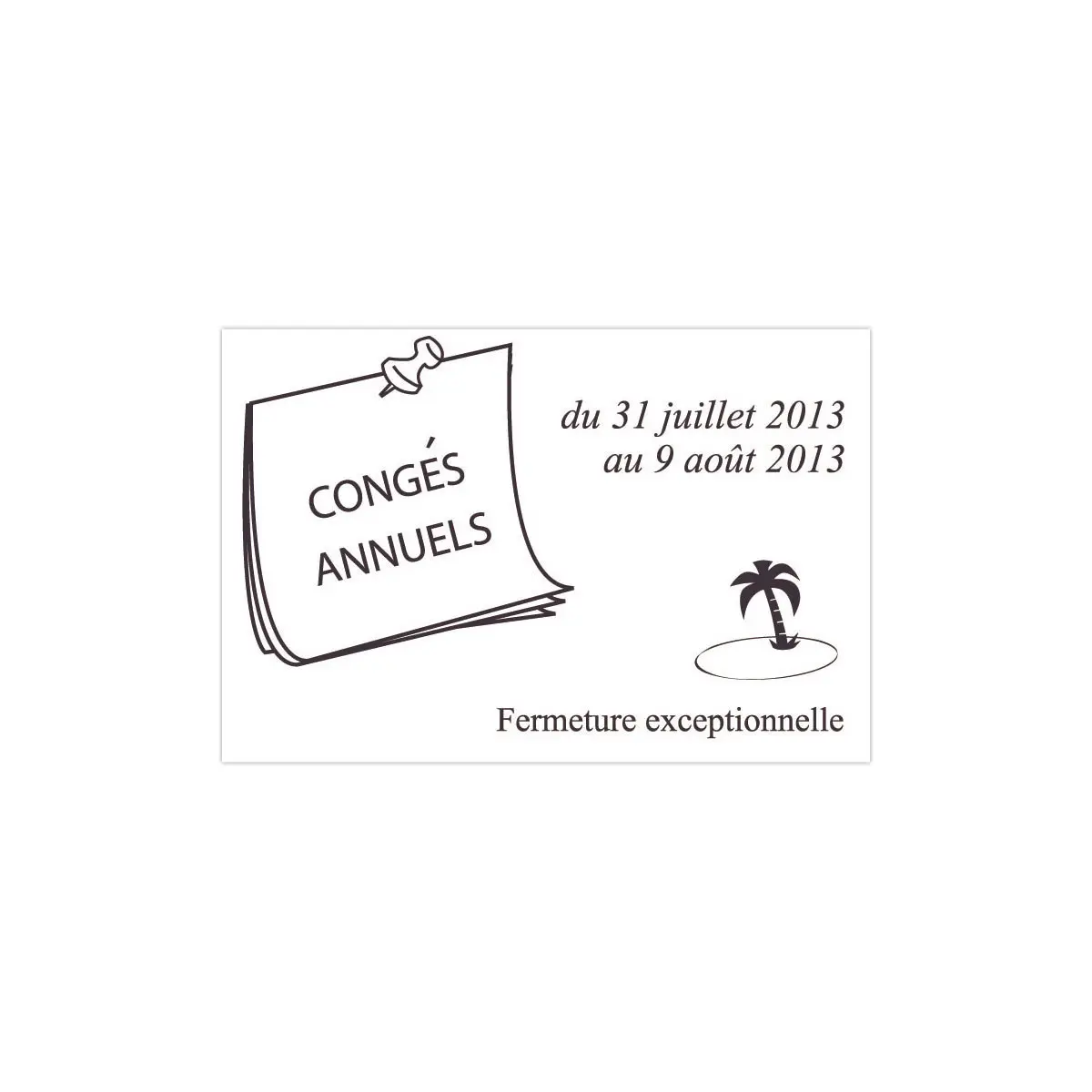 Personaliseerbare stempel Printy 4927 grijs - 60 x 40 mm - max 10 l.