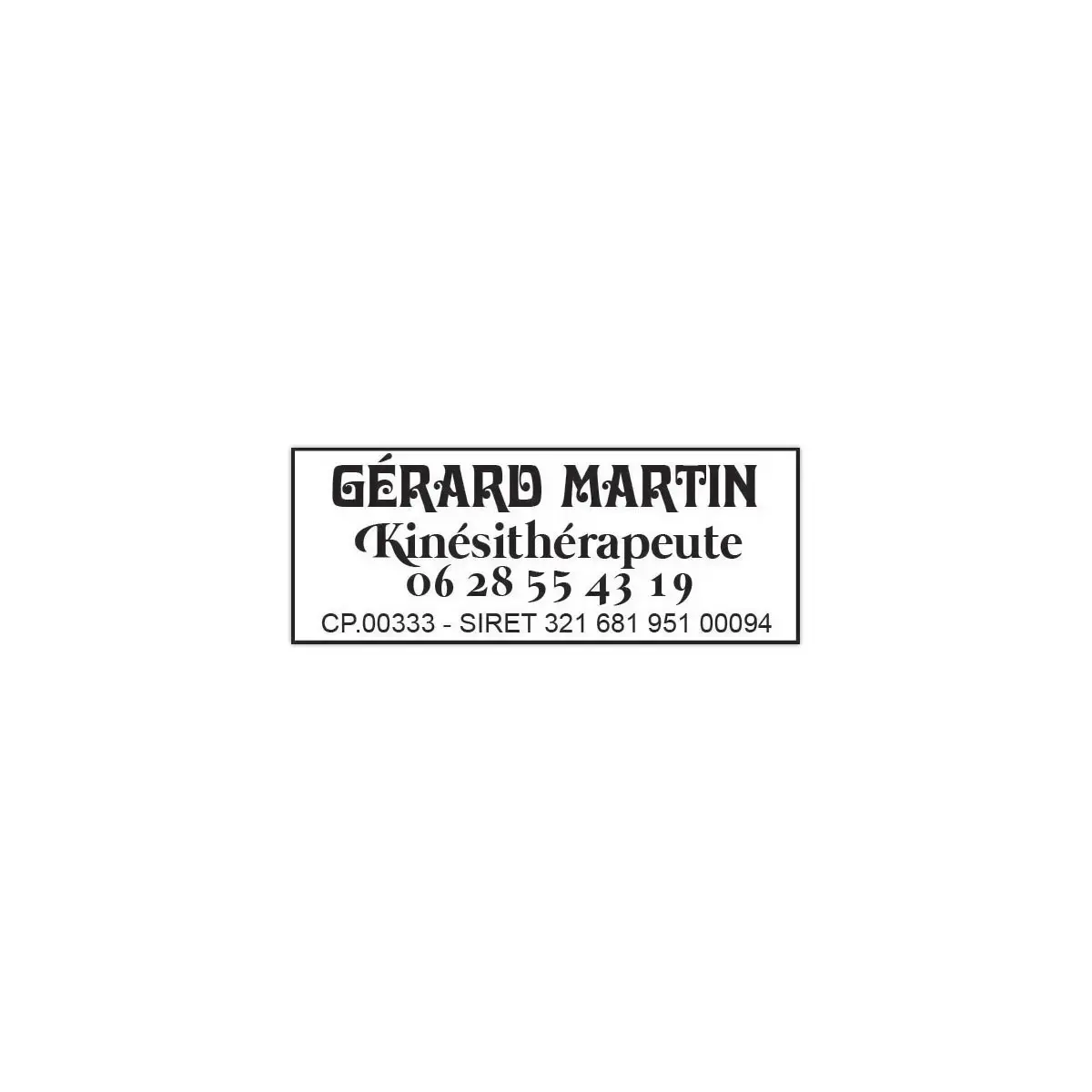 Persona zakstempeltje Printy9512 wit -47 x 18 mm- max 5 lijnen 