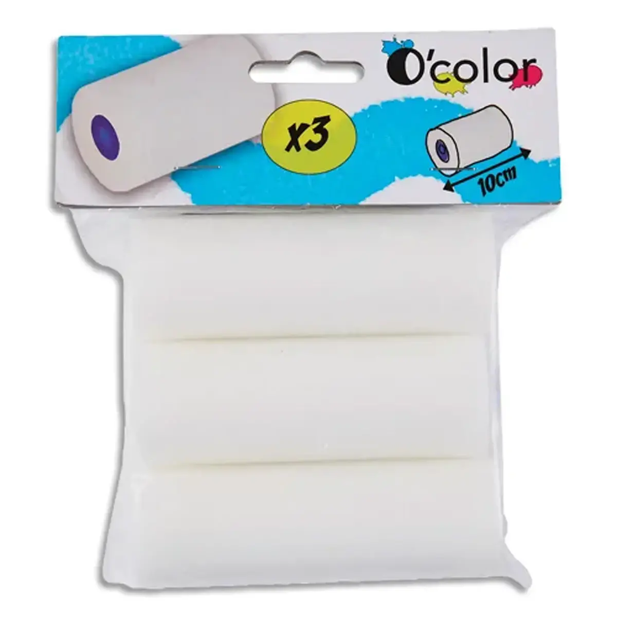 O'COLOR schuimroller voor verfrollers - 10 cm - set van 3 