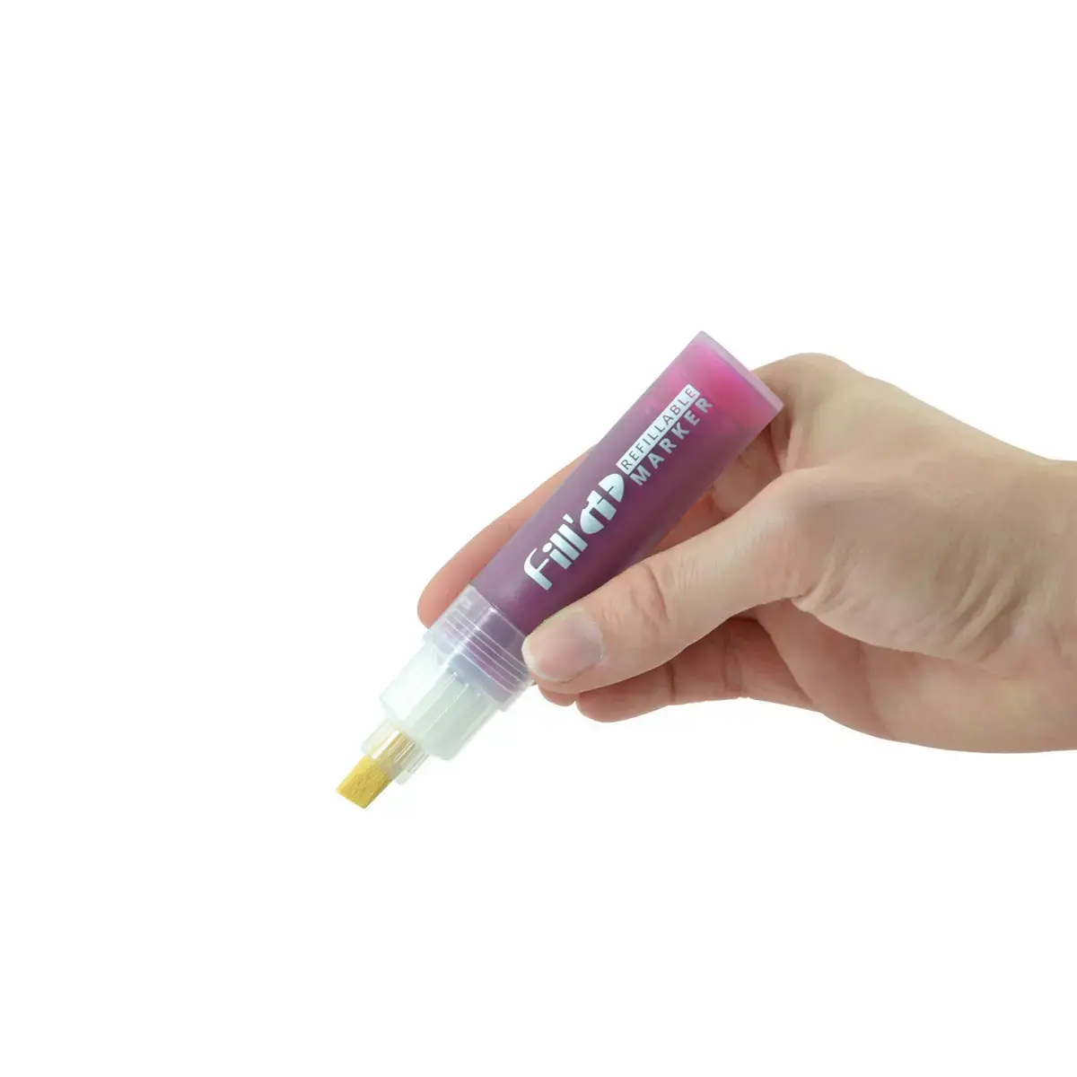 Navulbare lege marker voor inkt en verf MEGA CREA - punt 10 mm - set van 6