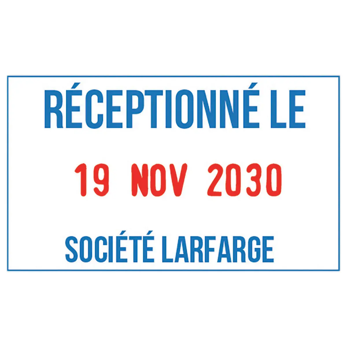 Gepersonaliseerde datumstempel Printy 4750 - tweekleurige behuizing - zwarte inkt - TRODAT