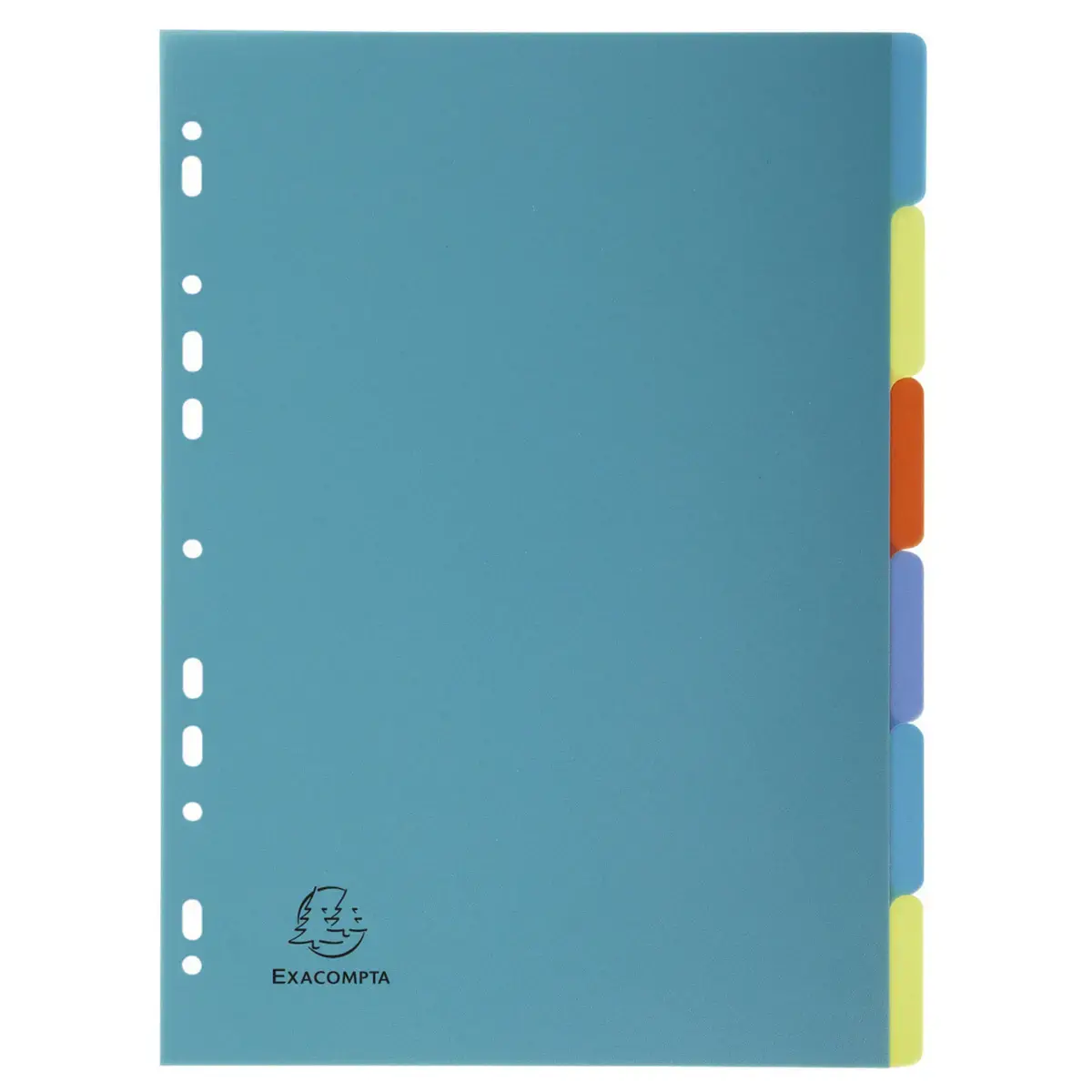 Forever EXA PP gerecycleerde scheidingsbladen voor formaat A4 - 6 tabs