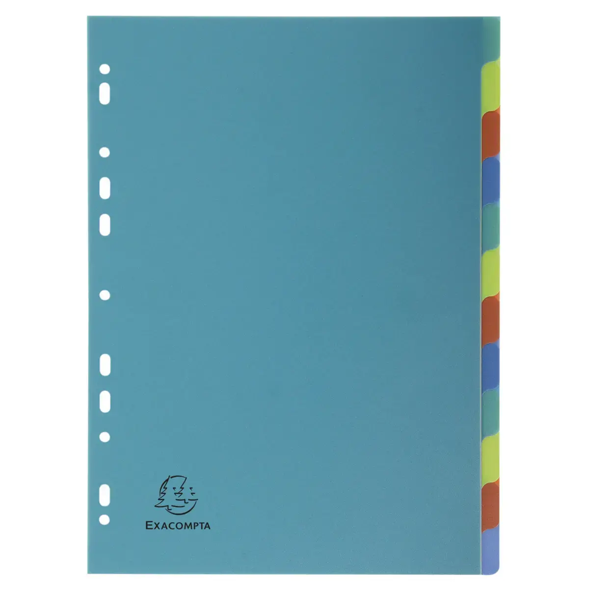 Interne tabbladen Forever EXA PP gerecycled voor A4-formaat - 12 tabs