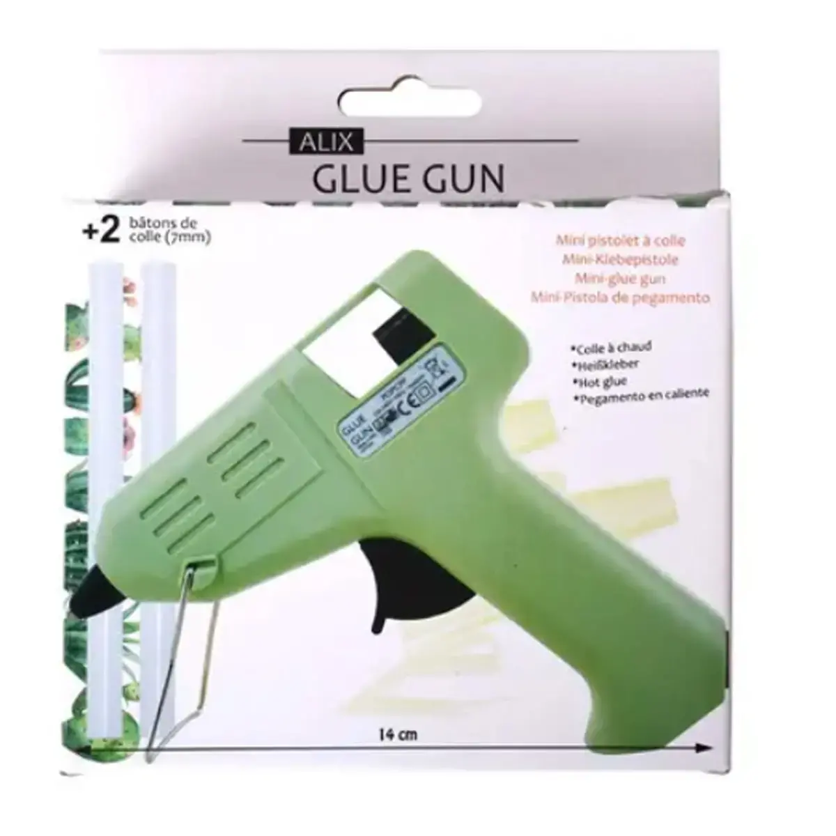 Lijmpistool Cléopâtre voor lijmstokken Ø7MM + 2 navullingen inbegrepen