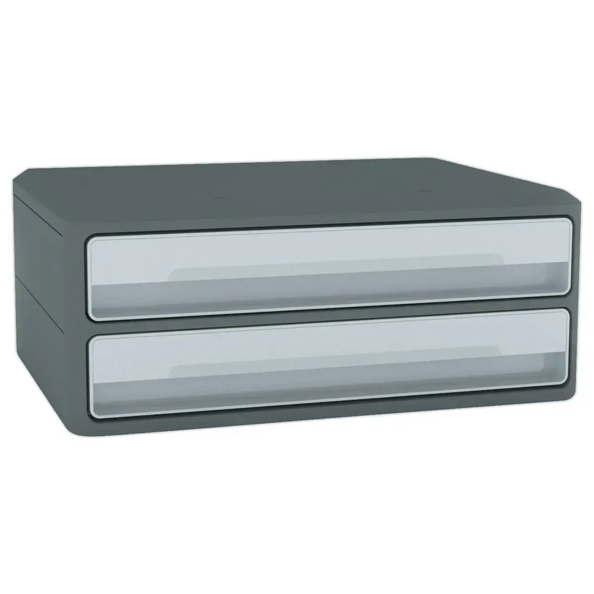 Module met 2 lades MOOVUP Secure Agile CEP Afm: 37x27,5 H14,6 cm grijs