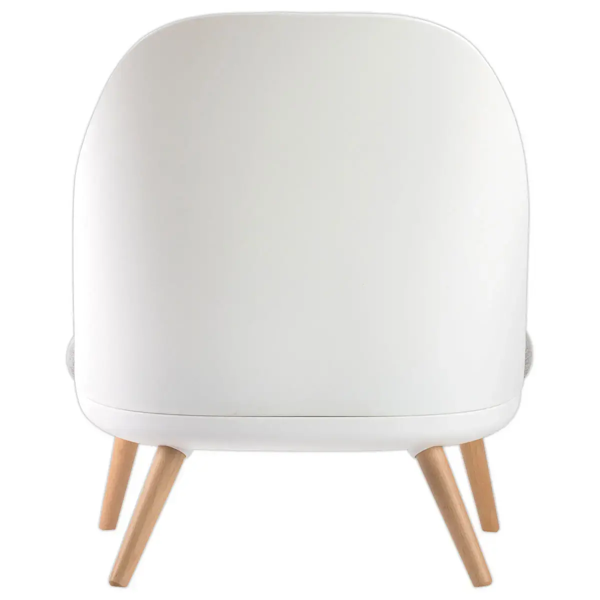 Fauteuil COCOON Wit / Grijs Geassembleerd