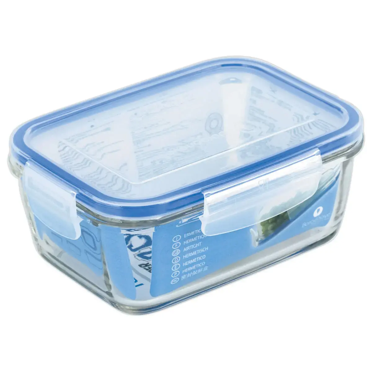 Glazen bewaarpot met deksel - 0,8 L 