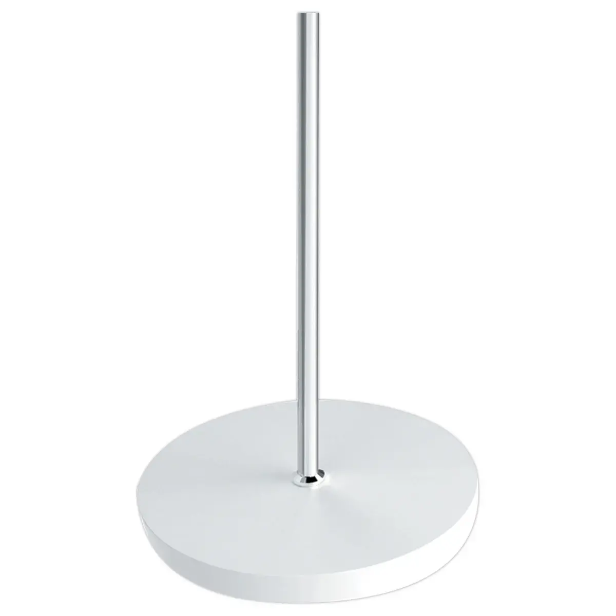LED staanlamp 25W staal/ABS - omkeerbare en draaibare kop - Wit/chroom 