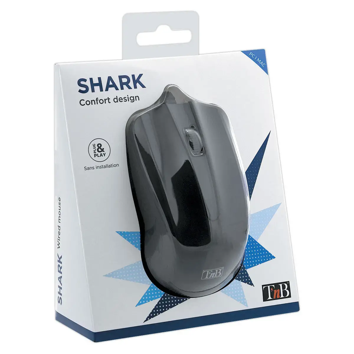 Optische bedrade muis Shark