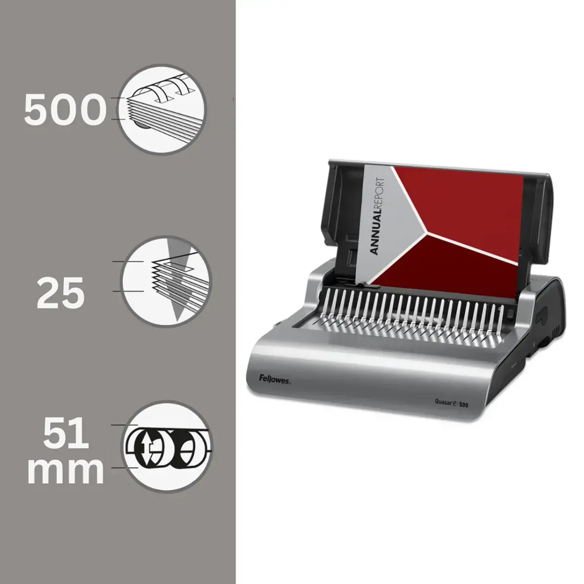 Elektrische inbindmachine QUASAR 500E
