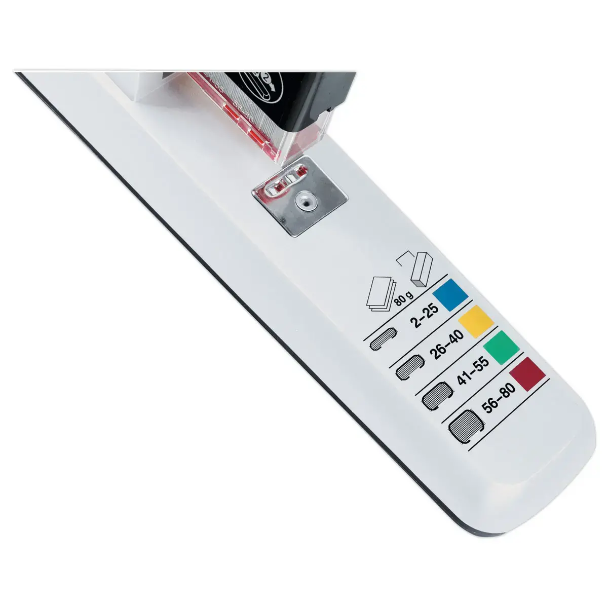 Krachtige nietmachine - 80 vellen - Zilver - LEITZ 