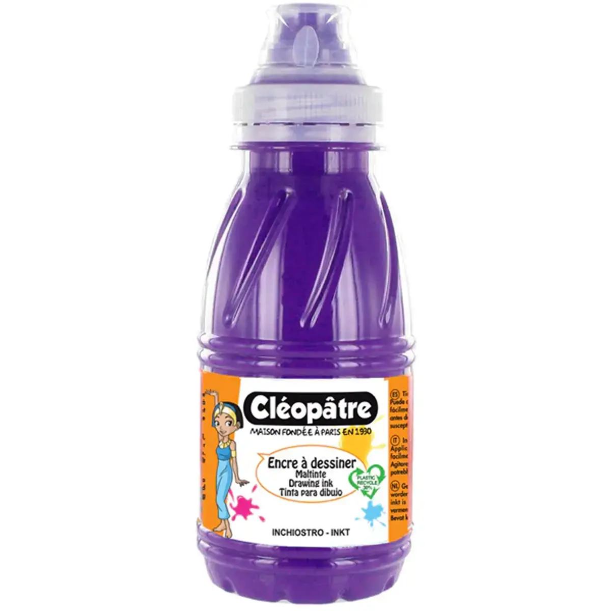 Waterbasis tekeninkt - CLEOP&Acirc;TRE - 500ml - magenta 