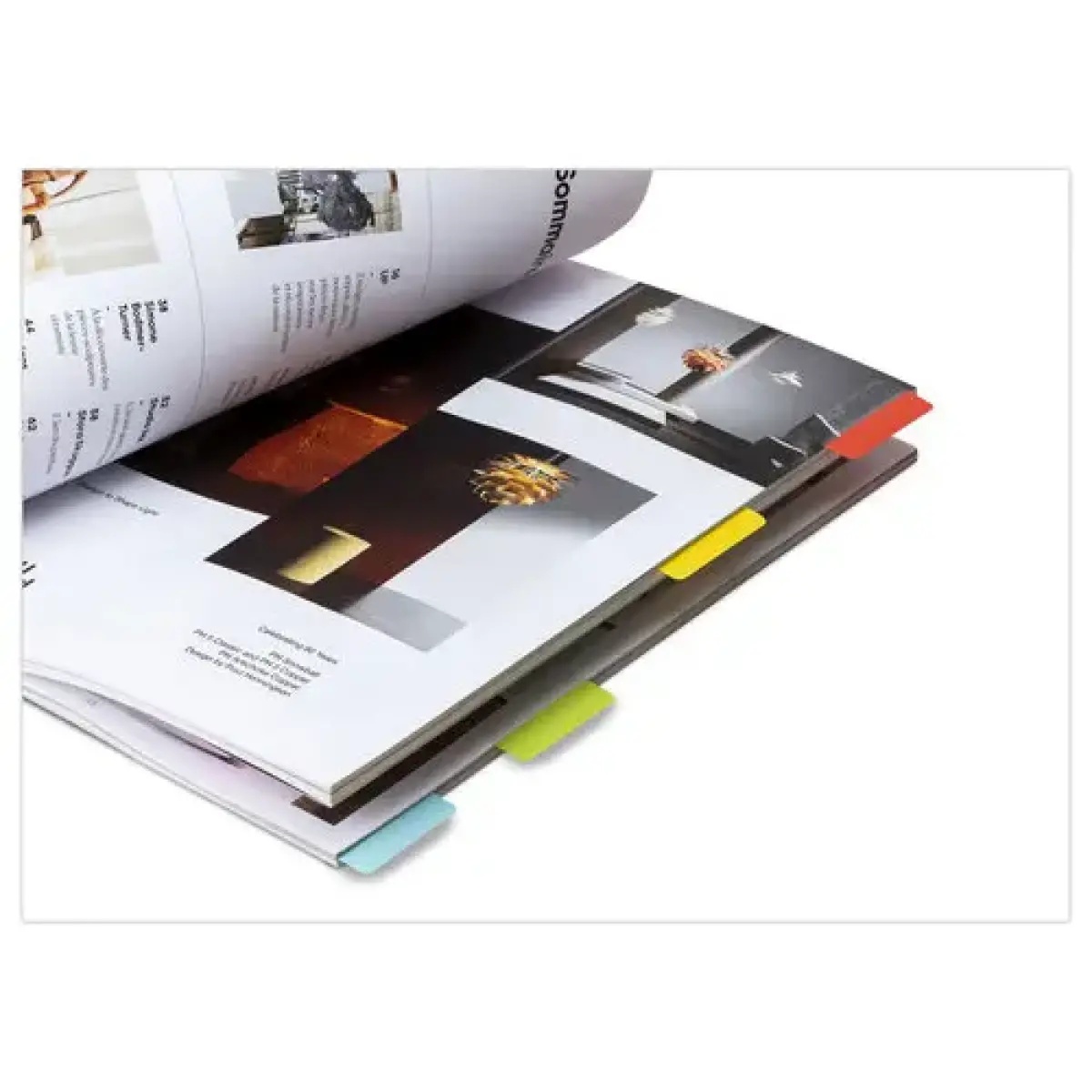 48 Indextabs - Klassieke kleuren 12 x 40 mm