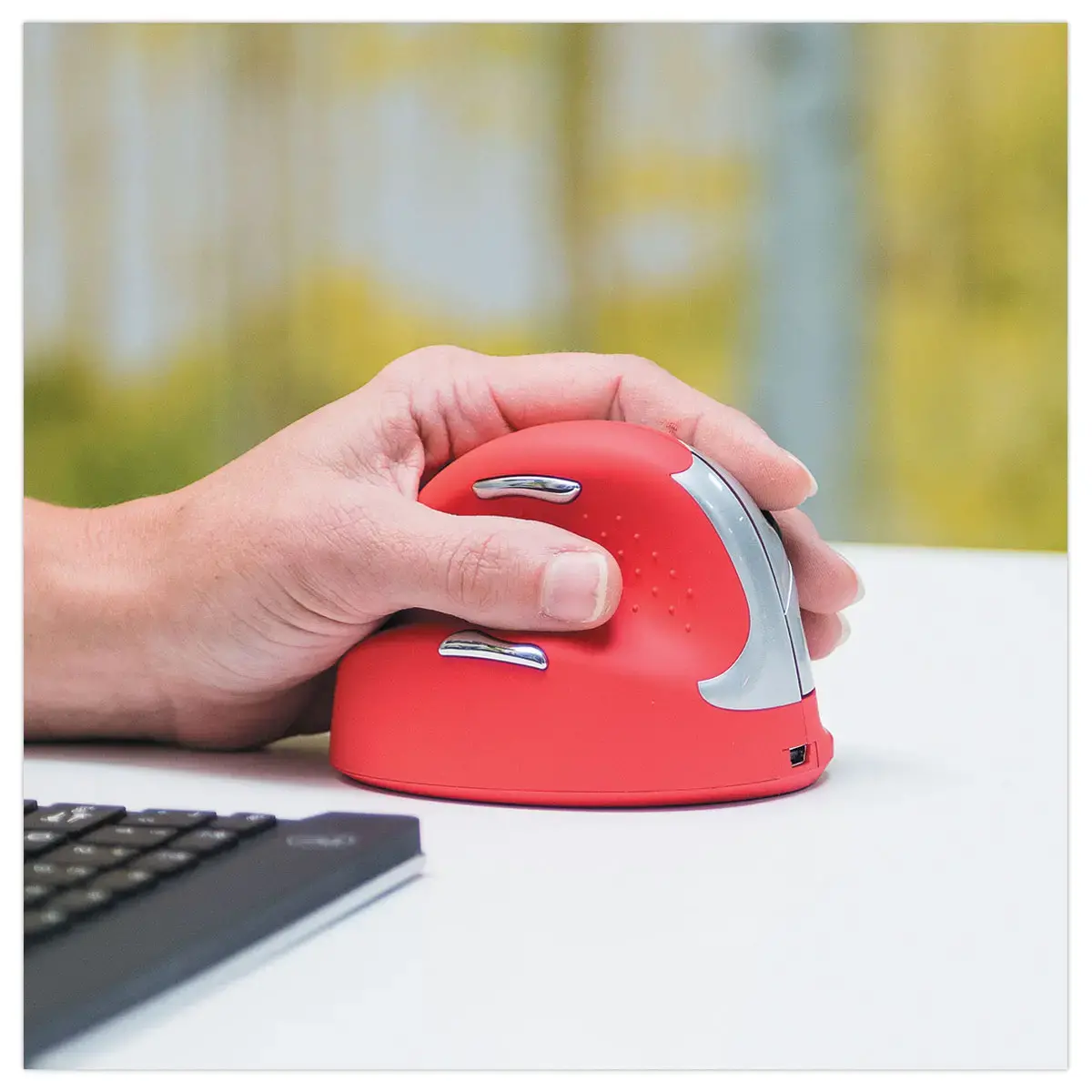 R-Go HE Sport Ergonomische bluetooth muis voor linkshandigen, middelgroot model