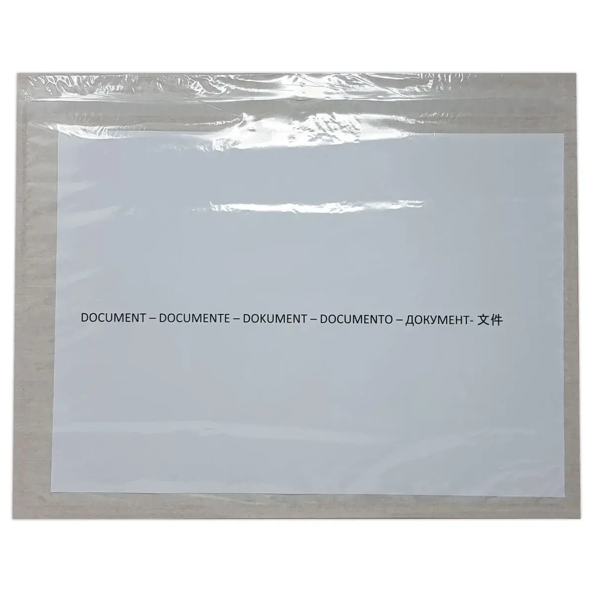 500 Neutrale zelfklevende hoezen formaat A4 320x250 mm