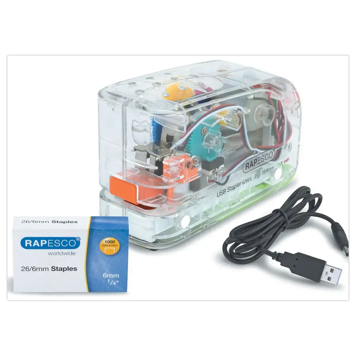 Elektrische nietmachine USB/batterijen626EL - 15 vellen