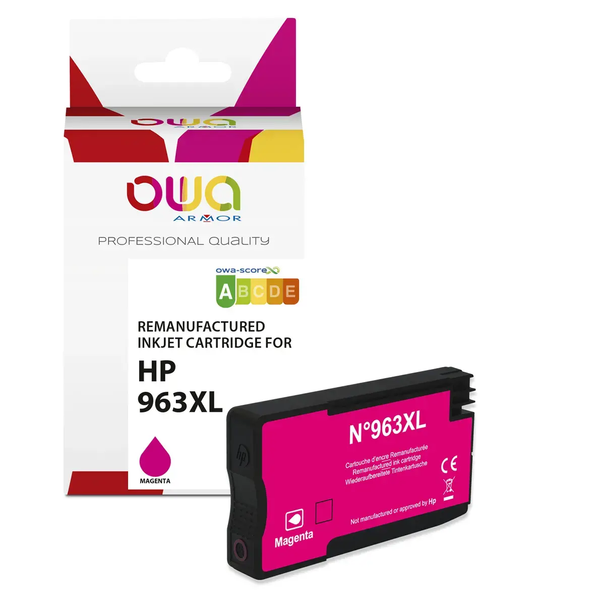 Cartridge eq. HP 3JA28AE - Hoge capaciteit - Magenta - OWA