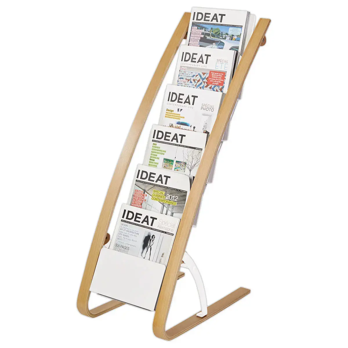 Vloerdisplay met 6 compartimenten